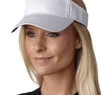 Load image into Gallery viewer, Cotton Twill Visor with the New York Croquet Club logo