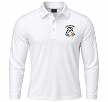 Load image into Gallery viewer, Callaway Men's Long Sleeve Tech Polo with the Burlingame Croquet Club Logo