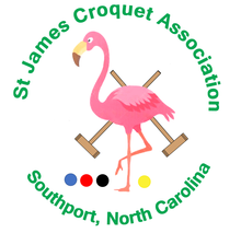Load image into Gallery viewer, Green Grass Men's or Women's Windbreaker with the St James Croquet Association logo
