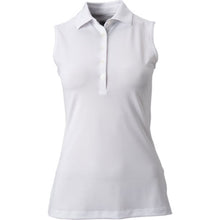 Load image into Gallery viewer, Women's Sleeveless Tech Polo with the Burlingame Croquet Club Logo