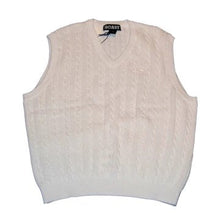 Load image into Gallery viewer, Green Grass Cotton Cable Vest Embroidered with the Mission Hills Croquet Club logo