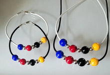 Load image into Gallery viewer, Hand Made Glass Bead Croquet Jewelry