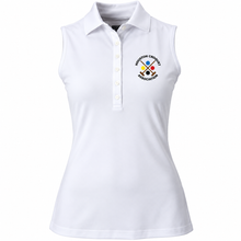 Load image into Gallery viewer, Women's Sleeveless Tech Polo with Houston Croquet logo