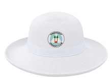 Load image into Gallery viewer, Wallaroo Woven Sun Protection Hat with the Pinehurst Croquet Club logo