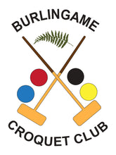 Load image into Gallery viewer, Linen Guest Towels Embroidered with the Burlingame Croquet Club Logo
