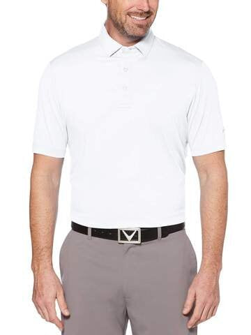 Men's Short Sleeve Tech  Polo with the New York Croquet Club logo