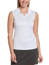 Load image into Gallery viewer, Women&#39;s  Sleeveless Tek Polo with Grandfather GCC logo
