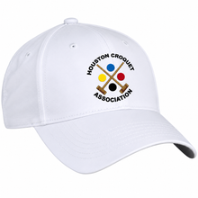 Load image into Gallery viewer, Cotton Baseball Cap with the Houston Croquet Association logo
