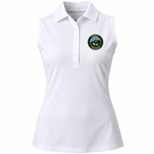 Load image into Gallery viewer, Women's  Sleeveless Tech Polo with Grandfather GCC logo
