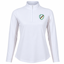 Load image into Gallery viewer, IBKUL Mock UPF 50+ Top with the New York Croquet Club logo

