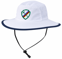 Load image into Gallery viewer, Seabird Sport Vented Sun Protection Hat 50+UPF with New York Croquet Club Logo
