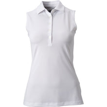 Load image into Gallery viewer, Women&#39;s  Sleeveless Tek Polo with Peachtree Hills Croquet logo
