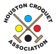 Load image into Gallery viewer, Wallaroo Woven  Sun Protection Hat with the Houston Croquet Association logo
