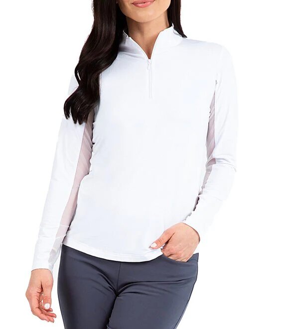 PINSPARK Maglietta Sportiva da Donna UPF 50+, Maglietta Funzionale ad Asciugatura Rapida, Protezione UV, magliettas Leggera con Collo Alto, Manica Lunga, Shirts da Fitness PINSPARK Maglietta Sportiva da Donna UPF 50+, Maglietta Funzionale ad Asciugatura Rapida, Protezione UV, magliettas Leggera con Collo Alto, Manica Lunga, Shirts da Fitness