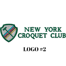 Load image into Gallery viewer, Women&#39;s Short Sleeve Tek Polo with the New York Croquet Club logo
