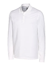 Load image into Gallery viewer, Cutter &amp; Buck Men&#39;s Long Sleeve Tech Polo  with Burlingame Croquet Logo
