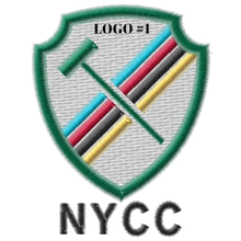 Load image into Gallery viewer, Ponytail Bucket Hat with the New York Croquet Club logo
