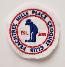 Load image into Gallery viewer, BLOQ UV Solar Protection Bandana with Peachtree Hills Croquet logo
