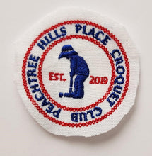 Load image into Gallery viewer, Green Grass Cotton Cable Vest with Peachtree Hills Croquet logo
