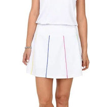 Load image into Gallery viewer, Colorblock Piping Skort UPF 50+- 16&quot;
