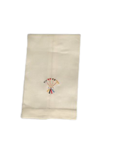 Load image into Gallery viewer, Linen Embroidered Guest Towels
