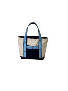 Small Zippered Canvas Tote